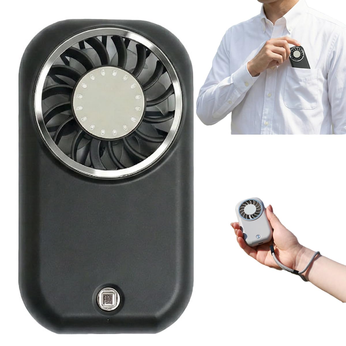 Amazon | Lafuture ポケファン ハンディファン 57g 超軽量 名刺サイズ